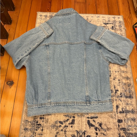 ✨ Rhinestone Studded Denim Jacket Western Glam Y2K Festival Small - Picture 2 of 7
